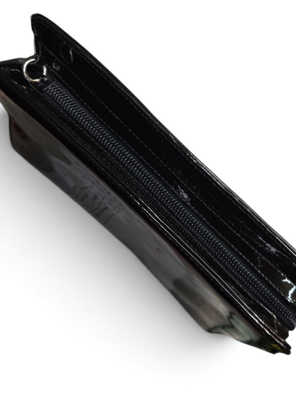 Bally Black Patent Leather Dopp Kit - Picture 2 of 6